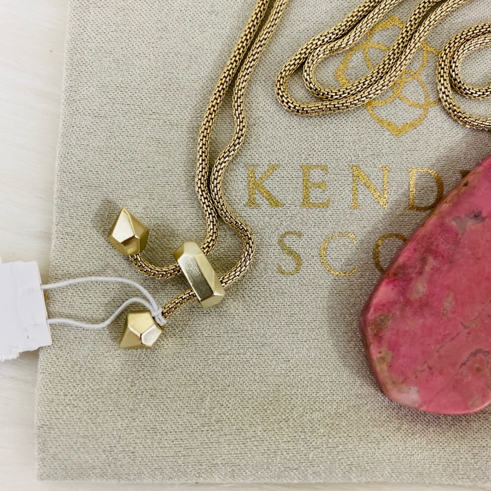 Kendra Scott Inez Gold Tone Necklace - Picture 7 of 8